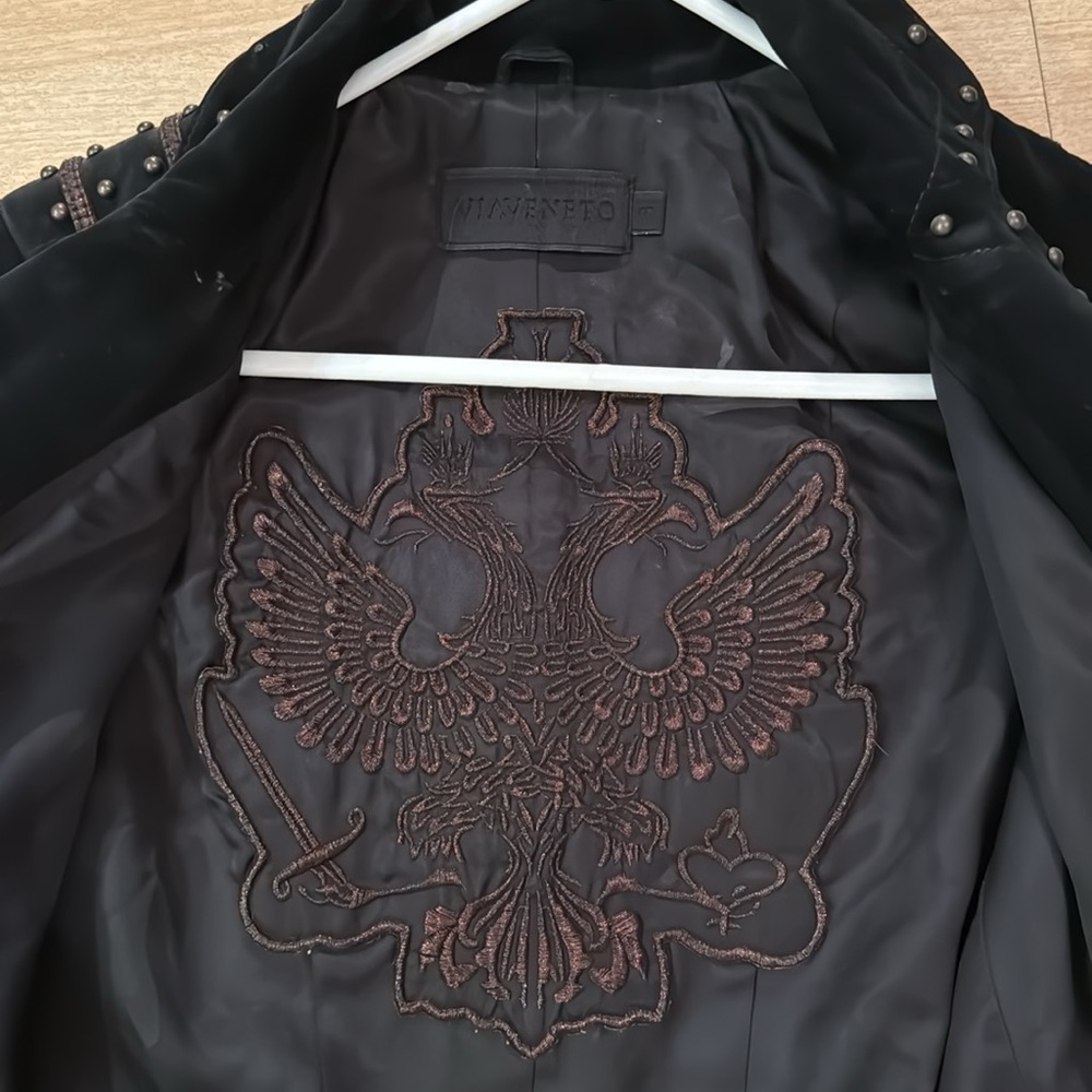 Leather old-style jacket - Picture 2 of 6